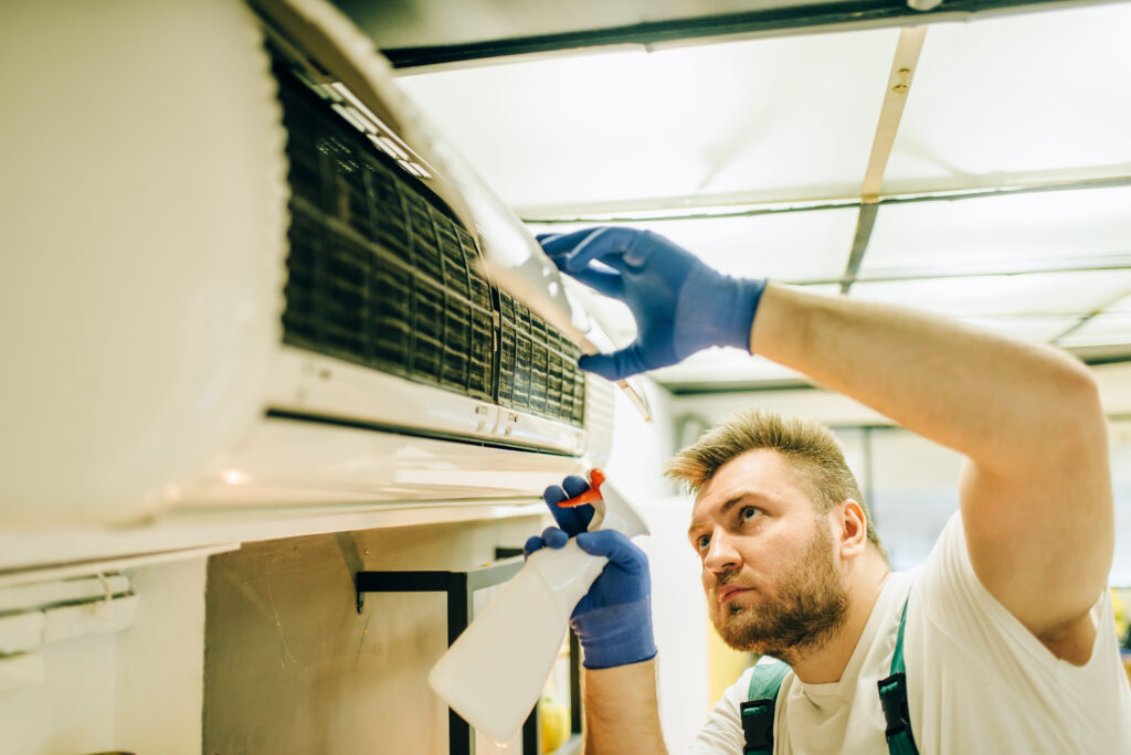 HVAC Evaporator Coil Cleaning
